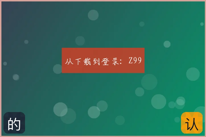 从下载到登录：Z99
